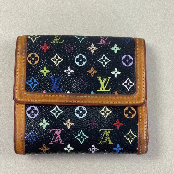 Louis Vuitton LV Vintage Porte-Monnaie Billets Wallet Multicolor Canvas-Preowned - Picture 2 of 15